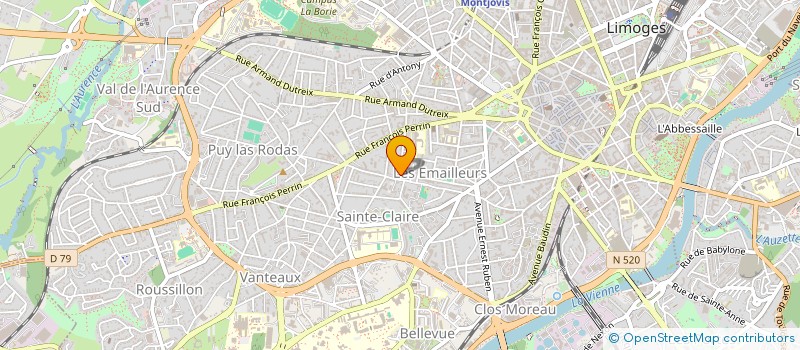 localisation de l'entreprise MADAME MARIA GRECU à LIMOGES