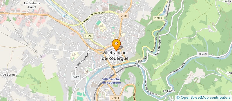 localisation de l'entreprise MADAME MARIA GUADALUPE ESCUDERO ARCE  VILLEFRANCHE-DE-ROUERGUE