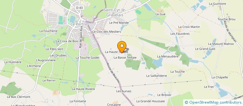 localisation de l'entreprise MADAME MARIA GUERIN à SAINT-CYR-LE-GRAVELAIS