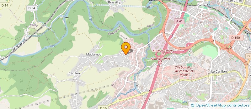 localisation de l'entreprise MADAME MARIA GUERRA PERLADO  CHAVANOD