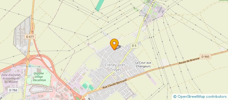 localisation de l'entreprise MADAME MARIA GUIMARAES  CRENEY-PRES-TROYES