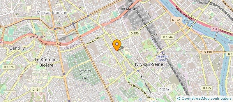 localisation de l'entreprise MADAME MARIA GUZMAN CATENA à IVRY-SUR-SEINE