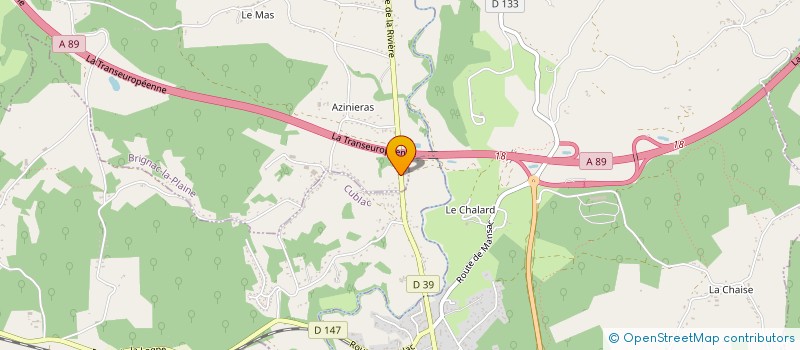 localisation de l'entreprise MADAME MARIA HELENA DA SILVA  BRIGNAC-LA-PLAINE