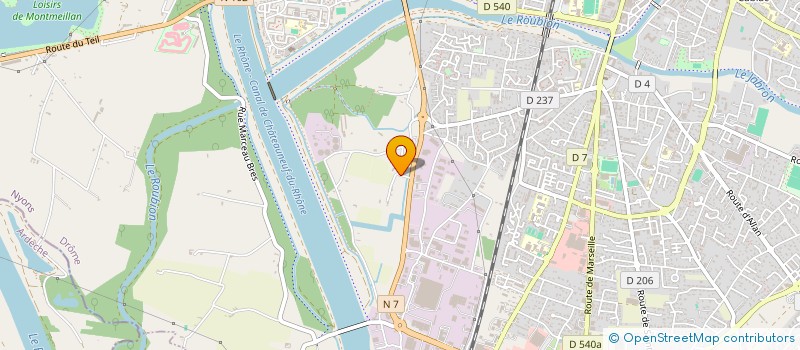 localisation de l'entreprise MADAME MARIA HELENA FERNANDES CAMAS  MONTELIMAR