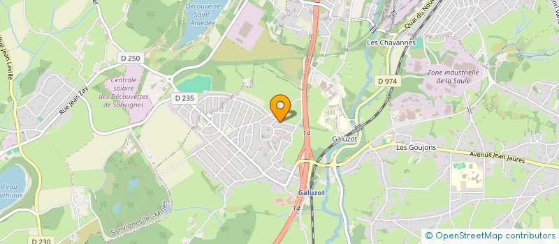 localisation de l'entreprise MADAME MARIA HELENA LEITE  SAINT-VALLIER