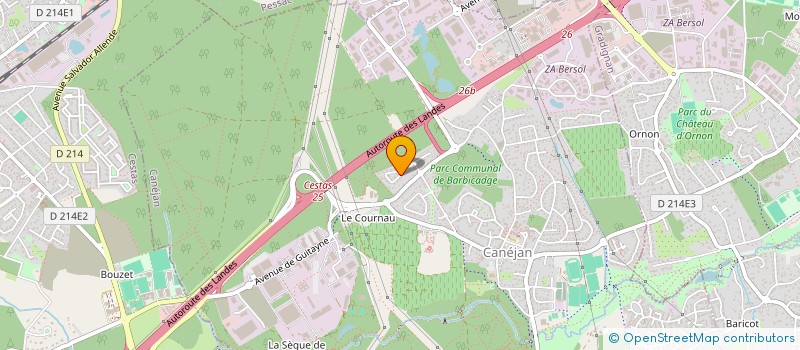 localisation de l'entreprise MADAME MARIA-HELENA MARMELA DE CARVALHO  CANEJAN