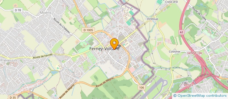 localisation de l'entreprise MADAME MARIA HELTAI à FERNEY-VOLTAIRE