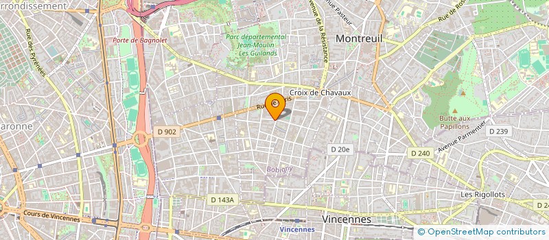 localisation de l'entreprise MADAME MARIA HILMA FERNANDEZ à MONTREUIL