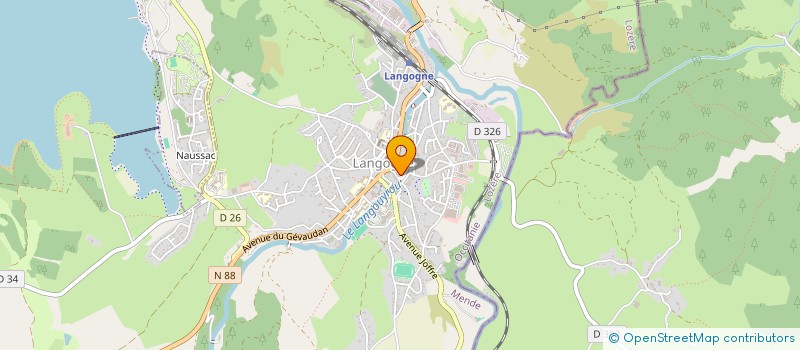 localisation de l'entreprise MADAME MARIA HULMAN  LANGOGNE