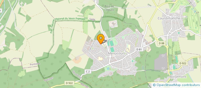 localisation de l'entreprise MADAME MARIA IRENE MOREIRAS FERREIRA  MENUCOURT