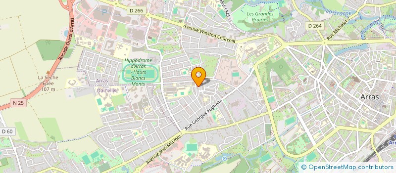localisation de l'entreprise MADAME MARIA - ISABEL BORGES MENDONCA à ARRAS