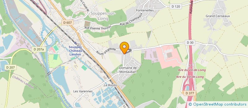 localisation de l'entreprise MADAME MARIA ISABEL DE SOUSA TEIXEIRA  SOUPPES-SUR-LOING