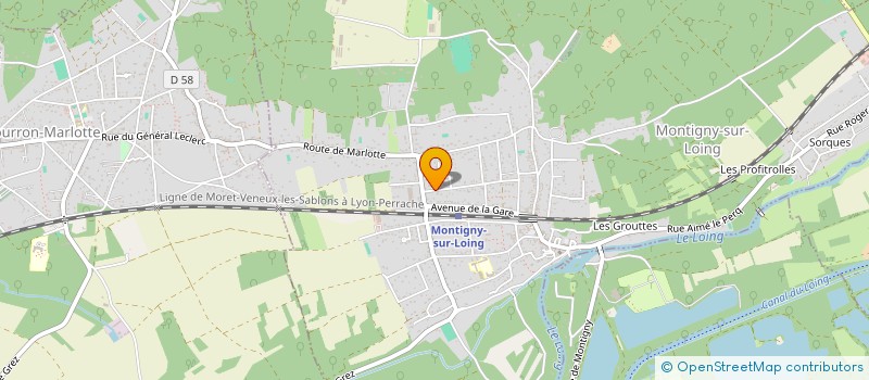 localisation de l'entreprise MADAME MARIA ISABEL DOS SANTOS ANCIAES  MONTIGNY-SUR-LOING