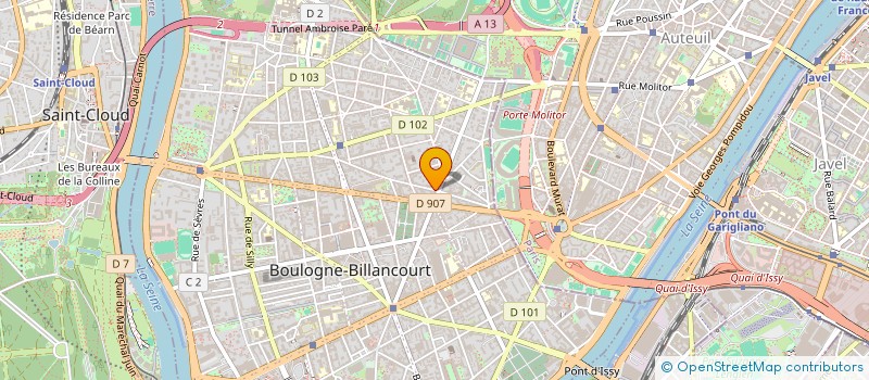 localisation de l'entreprise MADAME MARIA ISABEL HENRIQUES DE OLIVEIRA à BOULOGNE-BILLANCOURT