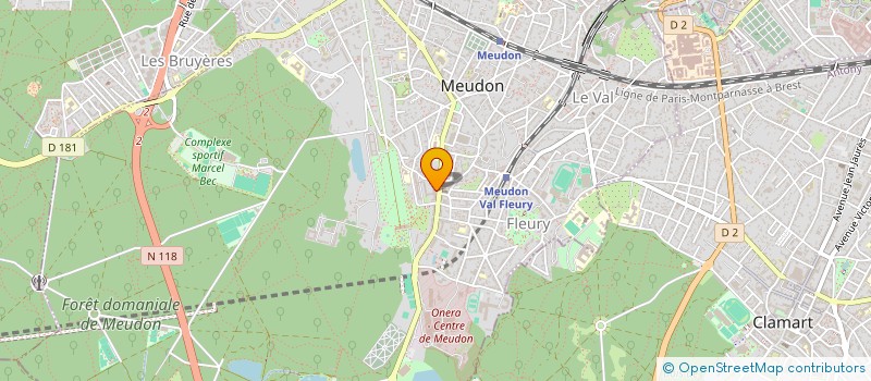 localisation de l'entreprise MADAME MARIA-ISABEL MEDINA LUNA à MEUDON