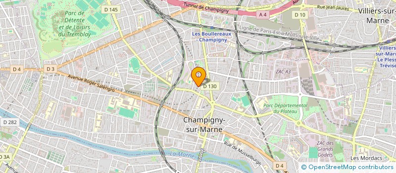 localisation de l'entreprise MADAME MARIA ISABEL VILLANI RAMIREZ à CHAMPIGNY-SUR-MARNE