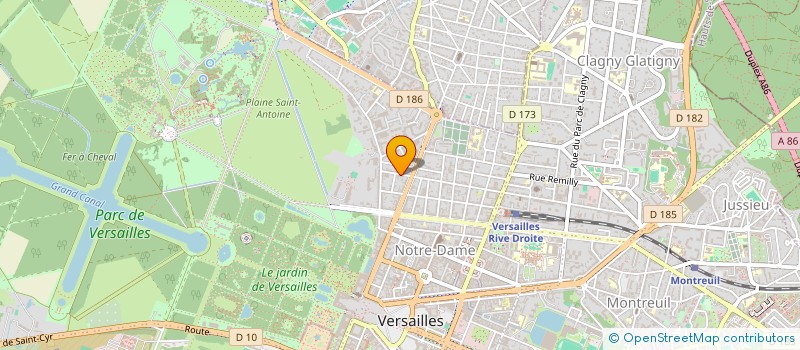 localisation de l'entreprise MADAME MARIA-ISABELLE MACHADO à VERSAILLES