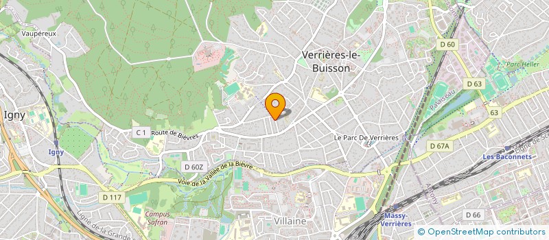 localisation de l'entreprise MADAME MARIA ISAKOVA à VERRIERES-LE-BUISSON