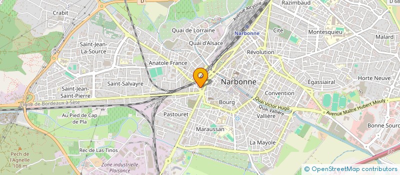 localisation de l'entreprise MADAME MARIA IULIIS à NARBONNE