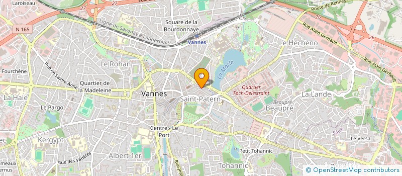 localisation de l'entreprise MADAME MARIA JAOUEN à VANNES