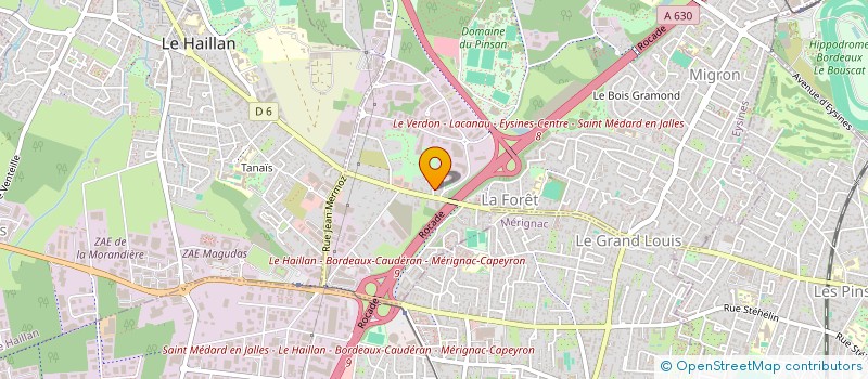 localisation de l'entreprise MADAME MARIA-JESUS GARCIA  MERIGNAC