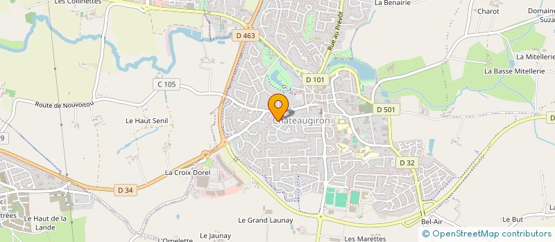 localisation de l'entreprise MADAME MARIA JESUS GARCIA GONZALEZ  CHATEAUGIRON