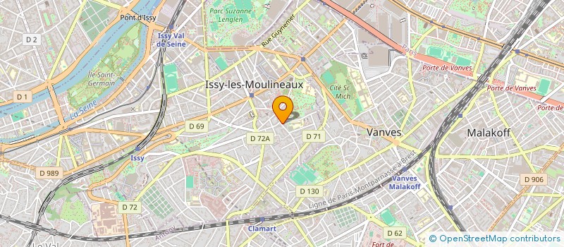 localisation de l'entreprise MADAME MARIA-JIMENA VILLAMIZAR GONZALEZ à ISSY-LES-MOULINEAUX