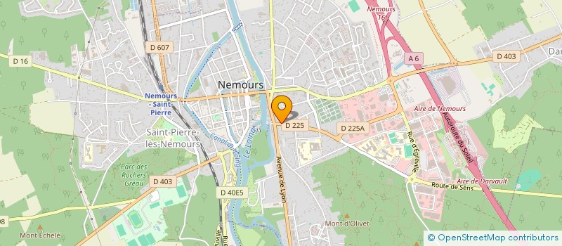 localisation de l'entreprise MADAME MARIA-JOANA PINTO FERREIRA  NEMOURS