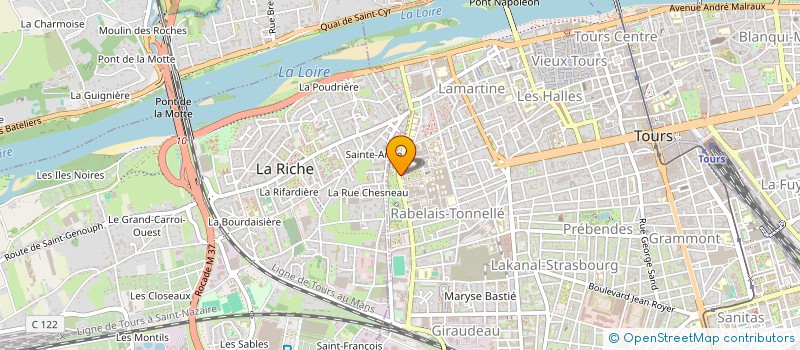 localisation de l'entreprise MADAME MARIA-JOAO SANTIAGO RIBEIRO  TOURS