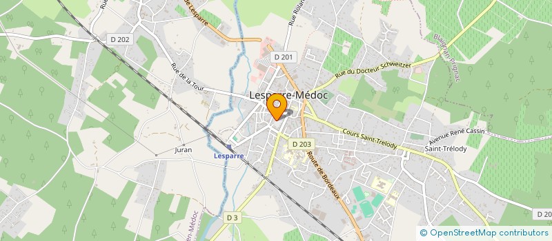 localisation de l'entreprise MADAME MARIA JOSE ABREU FREITAS  LESPARRE-MEDOC