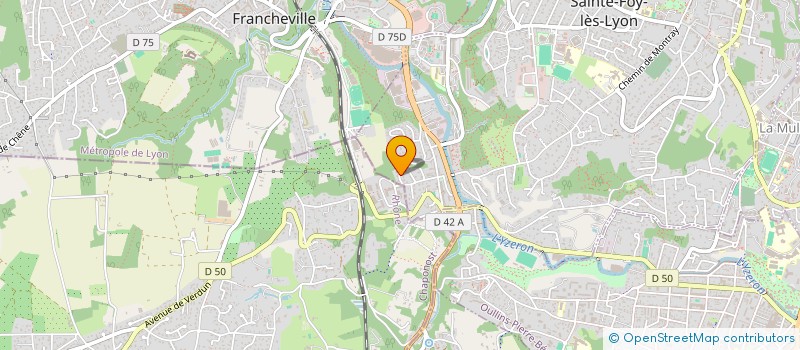 localisation de l'entreprise MADAME MARIA JOSE GONZALEZ NAVARRO  SAINTE-FOY-LES-LYON