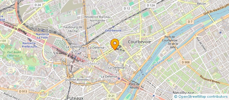 localisation de l'entreprise MADAME MARIA JOSE RUSO ALVAREZ à COURBEVOIE