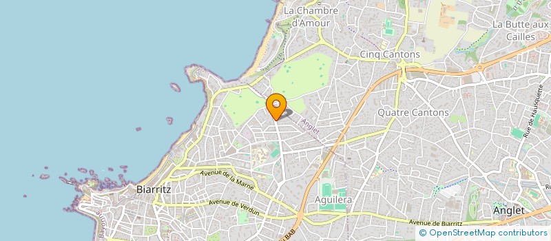 localisation de l'entreprise MADAME MARIA JOSEFA OLIVER  BIARRITZ