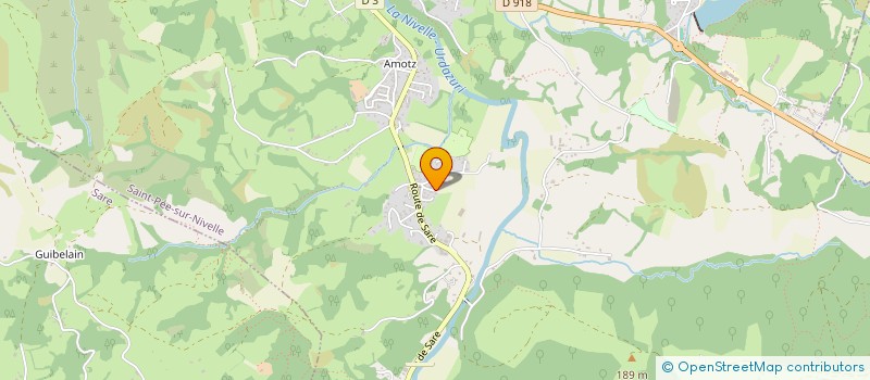 localisation de l'entreprise MADAME MARIA JULIA ARAUJO DE SOUSA  SAINT-PEE-SUR-NIVELLE