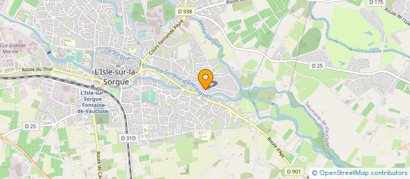 localisation de l'entreprise MADAME MARIA KAKOGIANNI  L'ISLE-SUR-LA-SORGUE