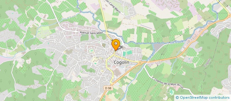 localisation de l'entreprise MADAME MARIA KASMI  COGOLIN