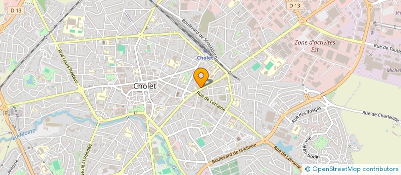 localisation de l'entreprise MADAME MARIA KOCIUBA à CHOLET