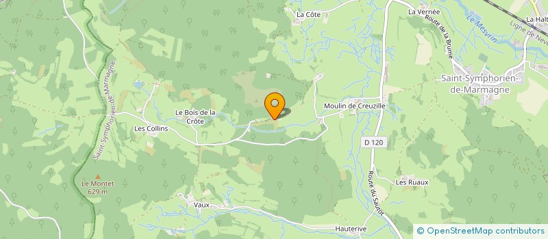 localisation de l'entreprise MADAME MARIA KOESTAL  SAINT-SYMPHORIEN-DE-MARMAGNE