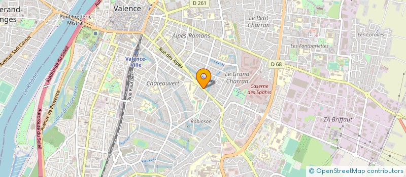 localisation de l'entreprise MADAME MARIA KOUALEVSKY BOURIDAH à VALENCE