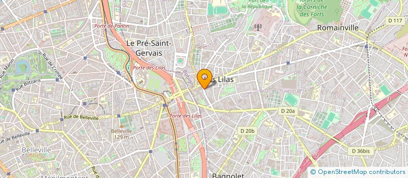 localisation de l'entreprise MADAME MARIA KOWAL à LES LILAS