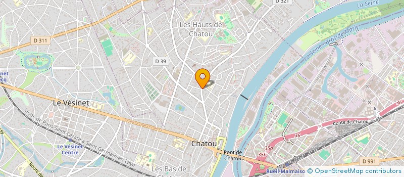 localisation de l'entreprise MADAME MARIA KUPRINA à CHATOU