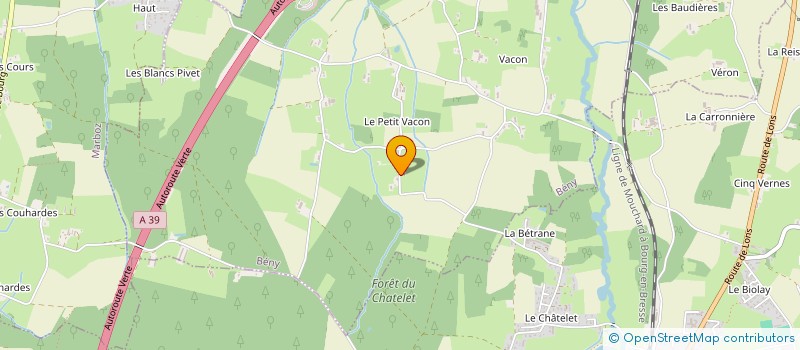 localisation de l'entreprise MADAME MARIA LACHEVRE  BENY