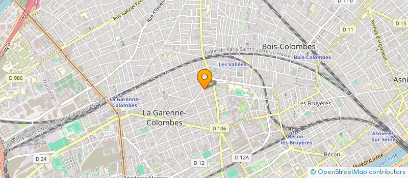 localisation de l'entreprise MADAME MARIA LAFUENTE à LA GARENNE-COLOMBES
