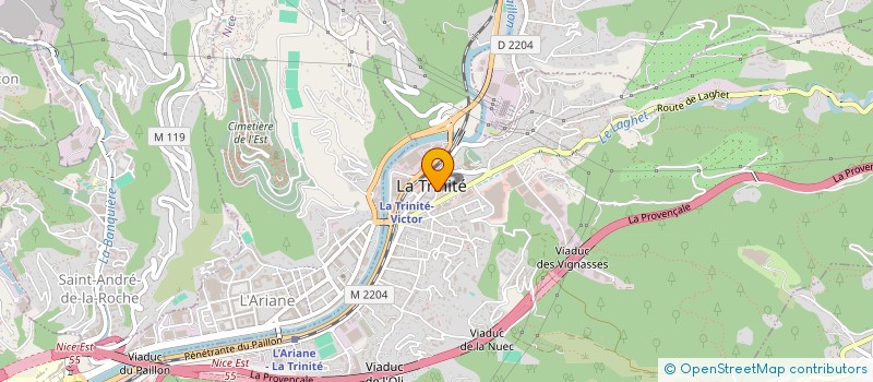 localisation de l'entreprise MADAME MARIA LAGANA à LA TRINITE