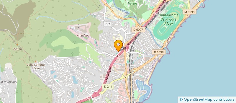 localisation de l'entreprise MADAME MARIA LAHAYE  VILLENEUVE-LOUBET