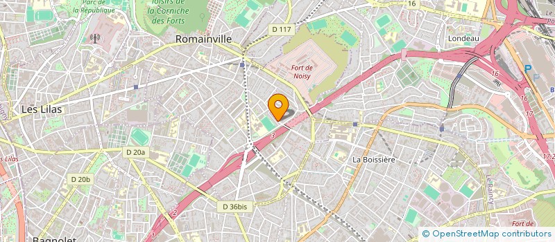 localisation de l'entreprise MADAME MARIA LAKATOS  ROMAINVILLE
