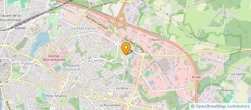 localisation de l'entreprise MADAME MARIA LANDAUER à VANNES