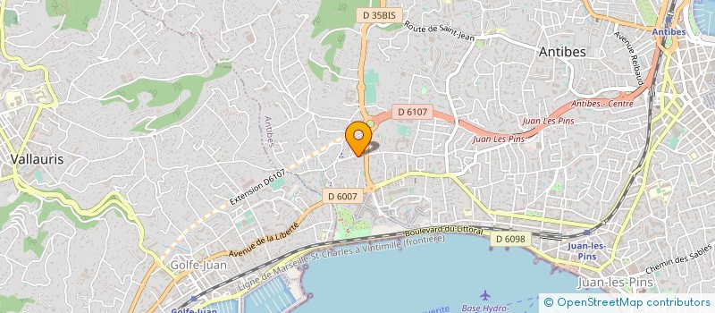 localisation de l'entreprise MADAME MARIA LANDER VENTURA à ANTIBES