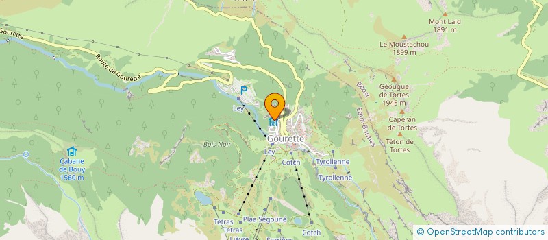 localisation de l'entreprise MADAME MARIA LAPESA LAZARO  EAUX-BONNES