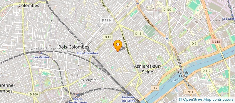 localisation de l'entreprise MADAME MARIA LAURA CROSTA  ASNIERES-SUR-SEINE